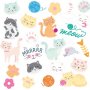 Tattoos - Pastellkatzen - 23 Stk Tattoos - Pastellkatzen - 23 Stk