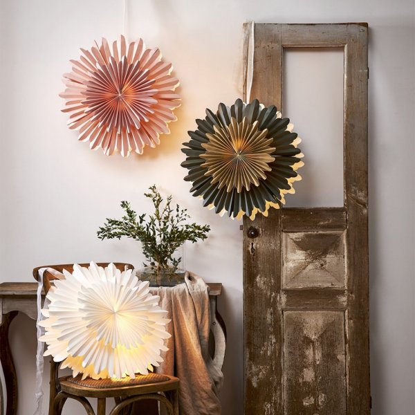 Weihnachtsstern - KRISTALL 50 cm - Rosa Weihnachtsstern - KRISTALL 50 cm - Rosa