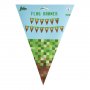 Flaggenbanner - Gaming Pixel - 3 m Flaggenbanner - Gaming Pixel - 3 m