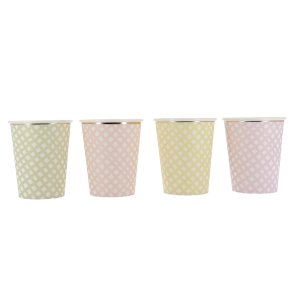 Pappbecher - Pastell - 8er-Pack Pappbecher - Pastell - 8er-Pack