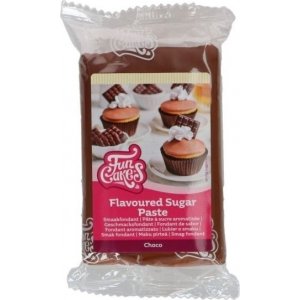 Zuckerpaste mit Geschmack - Schokolade - Funcakes - 250 g Zuckerpaste mit Geschmack - Schokolade - Funcakes - 250 g