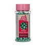 Knusprige Schokoladenperlen - Metallic Green - Funcakes - 60 g Knusprige Schokoladenperlen - Metallic Green - Funcakes - 60 g