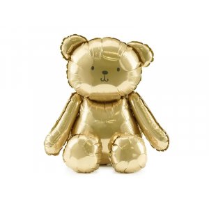 Folienballon - Teddybär - Gold - 43 x 53 cm Folienballon - Teddybär - Gold - 43 x 53 cm
