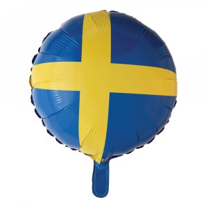 Folienballon - Schwedische Flagge - 46 cm Folienballon - Schwedische Flagge - 46 cm