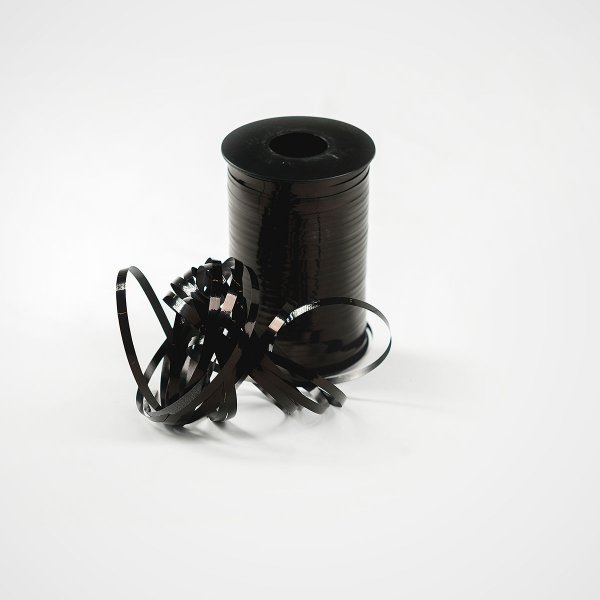 Ballonschnur - Metallic - Schwarz - 500 m Ballonschnur - Metallic - Schwarz - 500 m