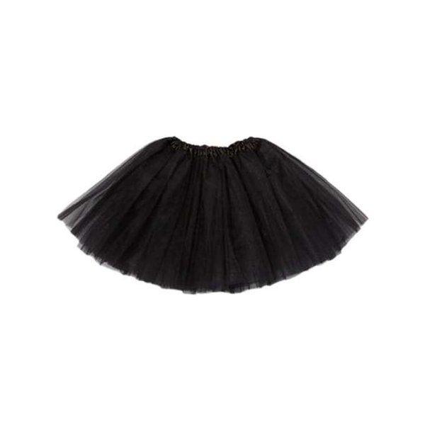 Schwarzer Tüllrock Tutu für Kinder, 29 cm - Kostüm Schwarzer Tüllrock Tutu für Kinder, 29 cm - Kostüm