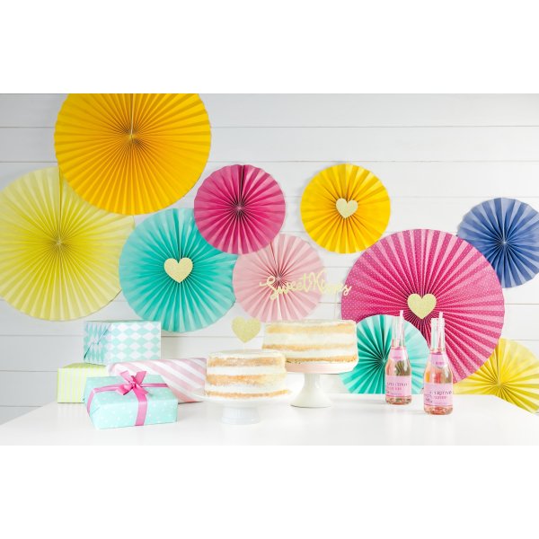 Kuchenspieer - Se Liebe - Goldglitter - 6er-Pack