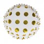 Muffinformen - Gepunktet - Metallic/Gold - 30er-Pack