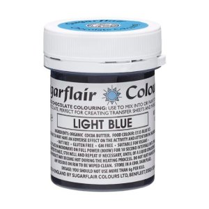 Schokoladenbraun - Hellblau - 35 g - Sugarflair Schokoladenbraun - Hellblau - 35 g - Sugarflair
