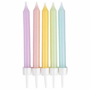 Kuchenkerzen - 10er-Pack - Pastell Kuchenkerzen - 10er-Pack - Pastell
