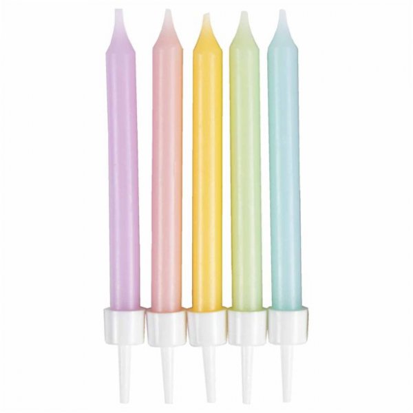 Kuchenkerzen - 10er-Pack - Pastell Kuchenkerzen - 10er-Pack - Pastell