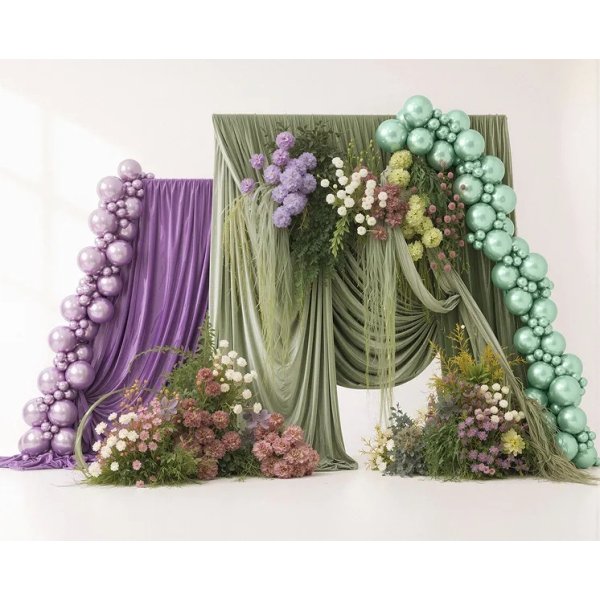 Luftballons - Glänzend - Lila - 12 cm - 50er-Packung Luftballons - Glänzend - Lila - 12 cm - 50er-Packung