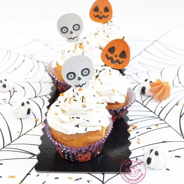 Cupcake-Förmchen mit Toppern Halloween - 24er-Packung Cupcake-Förmchen mit Toppern Halloween - 24er-Packung