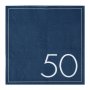 Servietten - 50 Stück - Marineblau - 16er-Packung Servietten - 50 Stück - Marineblau - 16er-Packung