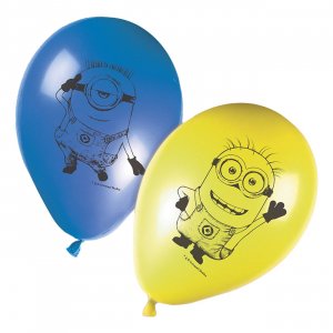 Luftballons - Minions - Blau/Gelb - 8 Stück Luftballons - Minions - Blau/Gelb - 8 Stück