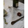 Celine Serviette 45 x 45 cm - Dunkles Nougat