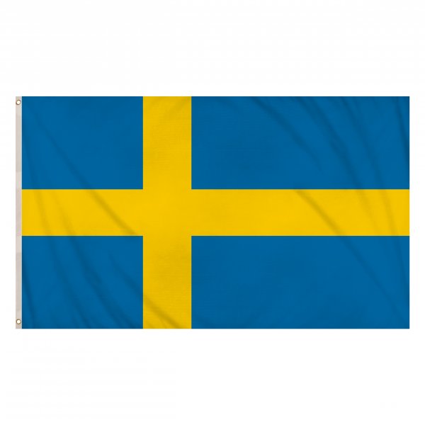 Schwedische Flagge - Stoff - 1,5 m x 0,9 m Schwedische Flagge - Stoff - 1,5 m x 0,9 m