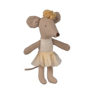 Ballerinamus - Maileg - Kleine Schwester - Cremeweiß Ballerinamus - Maileg - Kleine Schwester - Cremeweiß