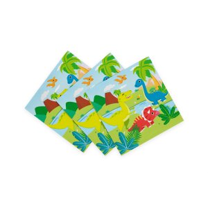 Servietten - Dinosaurier - 33 x 33 cm - 20er-Packung Servietten - Dinosaurier - 33 x 33 cm - 20er-Packung