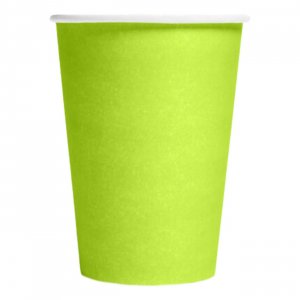 Pappbecher - Limettengrün - 8er-Packung Pappbecher - Limettengrün - 8er-Packung