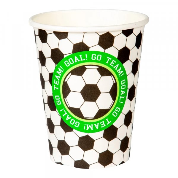 Pappbecher - Fußball - 8er-Packung Pappbecher - Fußball - 8er-Packung