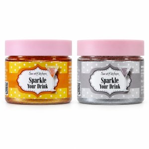 Getr�nkeglitzer - Silber & Gold - 2 x 10 g