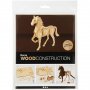 3D-Puzzle - Holz - Pferd