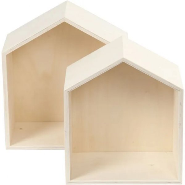 Aufbewahrungsboxen - 2er-Pack - Holz