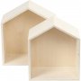 Aufbewahrungsboxen - 2er-Pack - Holz