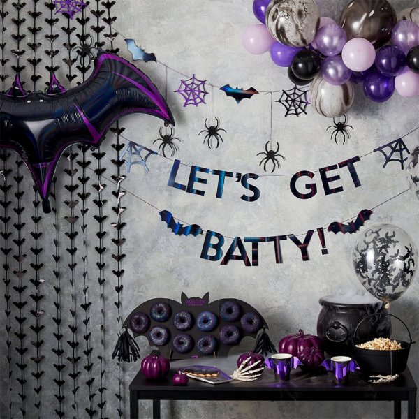 Girlande - Let's get Batty - Schwarz/Irisierend Girlande - Let's get Batty - Schwarz/Irisierend