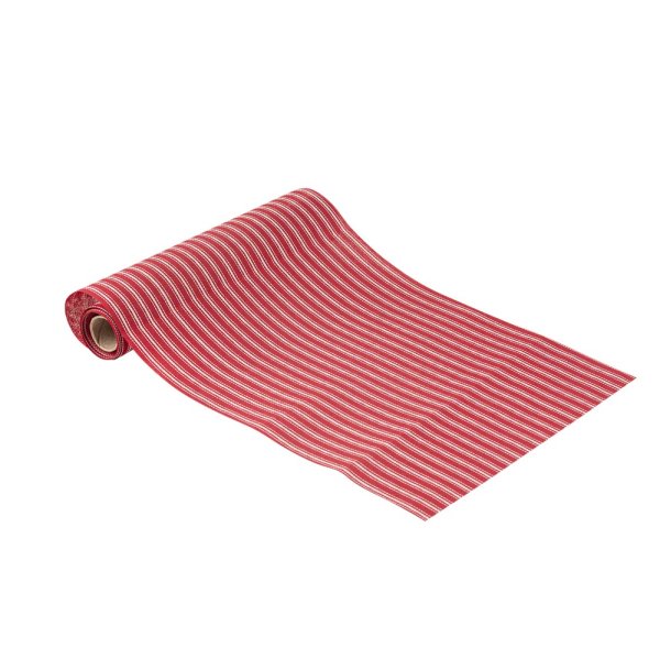 Tischläufer aus Stoff - Rot - 28 cm x 3 m Tischläufer aus Stoff - Rot - 28 cm x 3 m