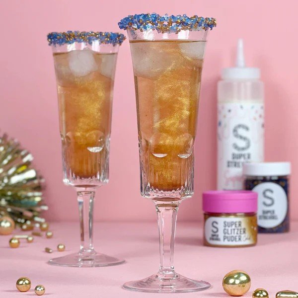 Essbarer Glitzer - Happy Sprinkles - SuperLustreDust - Gold - 10 g