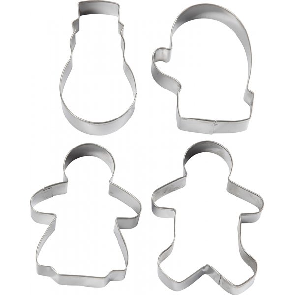 Ausstecher - Winter - H: 8 cm - 4 Stk