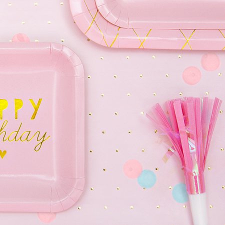 Party-Tutor - Quasten - Rosa - 6er-Pack