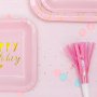 Party-Tutor - Quasten - Rosa - 6er-Pack