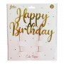 Tortendekoration - Alles Gute zum Geburtstag - Gold Tortendekoration - Alles Gute zum Geburtstag - Gold