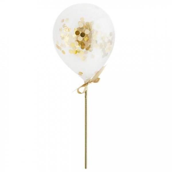 Mini-Konfetti-Luftballons - 5er-Pack - Gold Mini-Konfetti-Luftballons - 5er-Pack - Gold