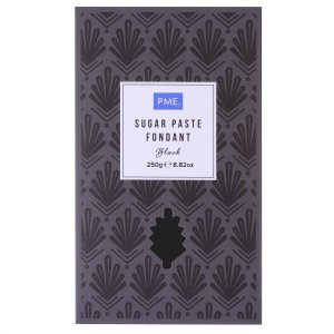 Zuckerpaste/Premium-Zuckerpaste - Schwarz - PME - 250 g Zuckerpaste/Premium-Zuckerpaste - Schwarz - PME - 250 g