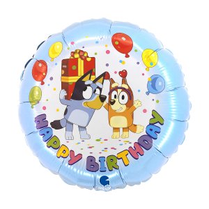 Folienballon - Bluey - Alles Gute zum Geburtstag - 46 cm Folienballon - Bluey - Alles Gute zum Geburtstag - 46 cm