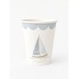 Pappbecher - Segeln - Lavendelblau - 8er-Pack Pappbecher - Segeln - Lavendelblau - 8er-Pack