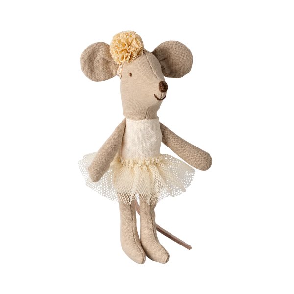 Ballerinamus - Maileg - Kleine Schwester - Cremewei