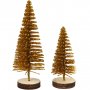 Weihnachtsmann-Accessoires - Tannenbäume - Gold - 5er-Pack Weihnachtsmann-Accessoires - Tannenbäume - Gold - 5er-Pack