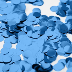 Konfetti - Blau-Metallic - Rund - Großpackung 250 g Konfetti - Blau-Metallic - Rund - Großpackung 250 g