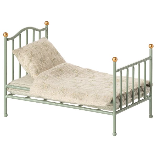 Vintage-Bett - Maus - Minze Vintage-Bett - Maus - Minze