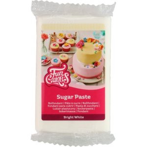 Zuckerpaste - Hellwei� - FunCakes - 250 Gramm