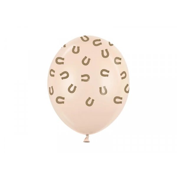 Luftballons - Pastellrosa - Hufeisen - 6er-Pack Luftballons - Pastellrosa - Hufeisen - 6er-Pack