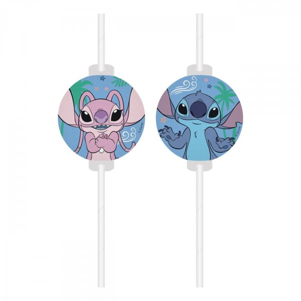 Papierstrohhalme - Stitch & Angel - 4er-Pack Papierstrohhalme - Stitch & Angel - 4er-Pack