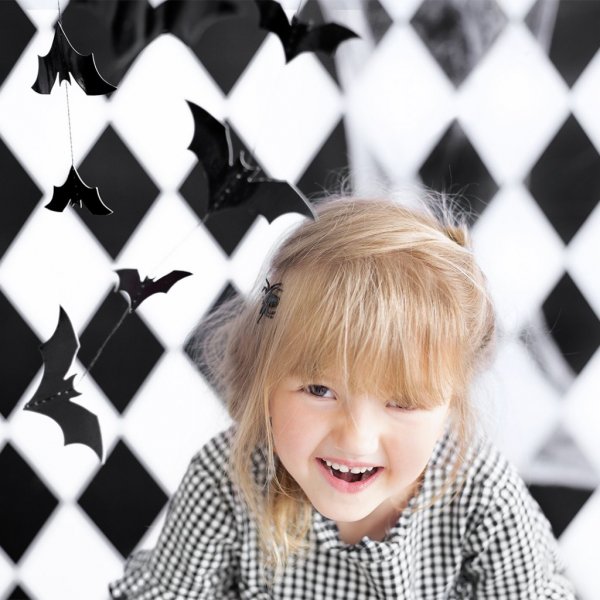 Girlande - Fledermuse - Schwarz