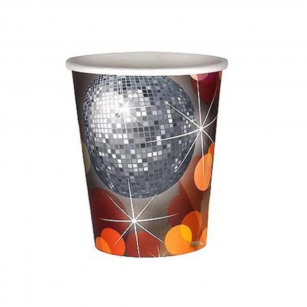 Pappbecher - Disco - 12er-Packung Pappbecher - Disco - 12er-Packung