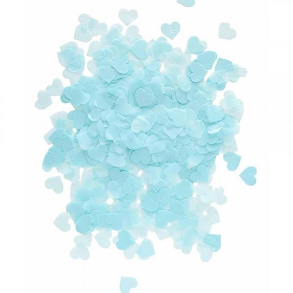 Papierkonfetti - Herzen - Hellblau - 100 g Papierkonfetti - Herzen - Hellblau - 100 g